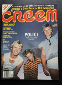 Vintage April 1982 Creem Magazine Police Cover, Sabbath, Loverboy, Soft Cell, U2 - Bild 1 von 6