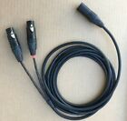 1-20'FT Mogami 2534 Cable Neutrik XLR Male to L-R 2-XLR-Female Audio Microphone