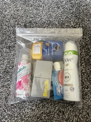 AIRPORT SECURITY LIQUID BAGS, Clear Plastic Seal, HOLIDAY Travel HAND LUGGAGE UK - Image 1 of 4