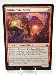 MTG - Bloomburrow - Whiskerquill Scribe - #0161 - Near Mint - Picture 1 of 3