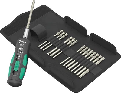Wera Tools 05075851001 Kraftform Safe-Torque Screwdriver Set 7515/17 Universal 1 - Image 1 of 4