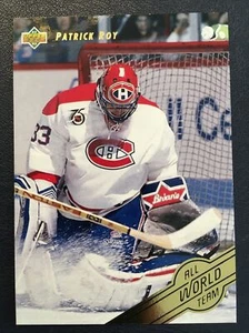 1992-93 Upper Deck All-World Team Patrick Roy #W6 HOF Near Mint + - Picture 1 of 2