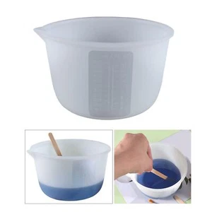 20oz Silicone Measuring Cup DIY Mixing Clear for Cooking Epoxy Resin Liquids - Picture 1 of 9