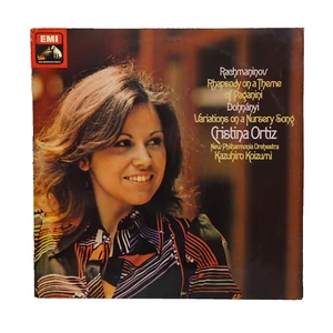 ASD 3197 ED1 Rachmaninov Paganini Rhapsody Cristina Ortiz EMI Quad NM/VG+ - Picture 1 of 9