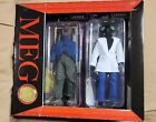 Mego Horror Flocked Fly & Flocked Wolfman Action Figure Set w/special Coin, New