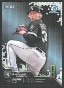 2019 Bowman Chrome Top 100 Prospects Michael Kopech #BTP-8 - Picture 1 of 2