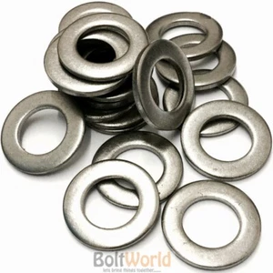 395 ASSORTED A2 STAINLESS STEEL M4 M5 M6 M8 M10 M12 FORM A FLAT WASHERS WASHER - Picture 1 of 2
