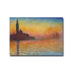 Twilight by Claude Monet Gallery-Wrapped Canvas Giclee Art (15 in x 21 in)