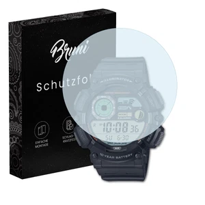 Bruni 2x Folie für Casio WS-1500H-1AV Schutzfolie Displayschutzfolie - Bild 1 von 8