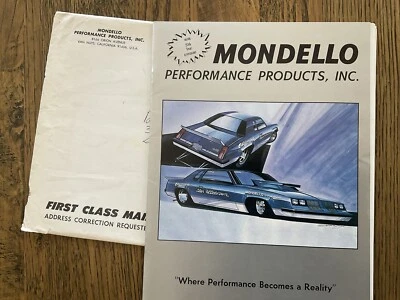 OLDSMOBILE MONDELLO PERFORMANCE GUIDE CATALOG BROCHURE - image 1 of 4