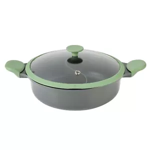 Kenmore Theodore 6,5 Quart Aluminiumguss Alltagspfanne Hot Pot mit Trennwänden & Deckel - Bild 1 von 5