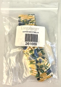 NEU im Paket ~ Longaberger Schleife Strumpfband kleine Rose Rankgitter ~ 261669 - Bild 1 von 4