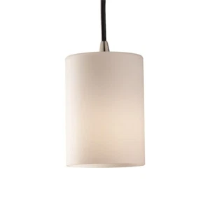 Justice Design Fusion Mini 1-LT Pendant, Flat, Opal/Nkl - FSN-8815-10-OPAL-NCKL - Picture 1 of 1