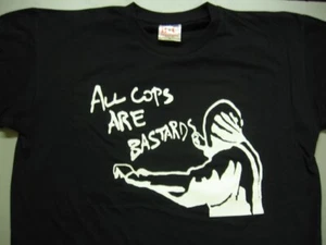 POLICE T-SHIRT / anarchy/protest/a*ab/ultras/freeman/rap/punk/graffiti/hip hop - Imagen 1 de 1