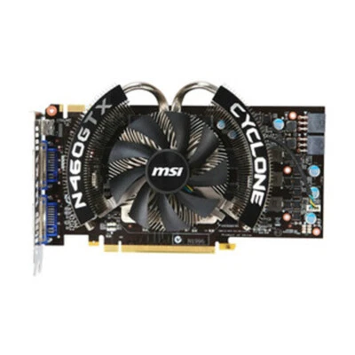 MSI N450GTS NVIDIA 450 GTS Cyclone 1GB 1GD5/OC Graphics Video Card - Image 1 of 4