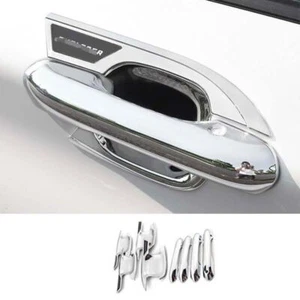 8pcs ABS Chrome Cover Trim Fit For Ford Explorer 2020-2022 Side Door Handle Bowl - Picture 1 of 7