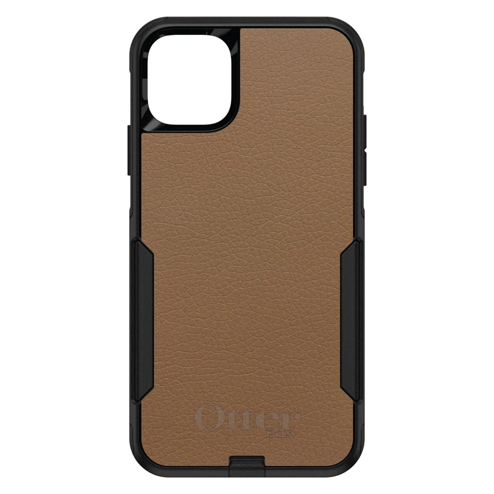 OtterBox Commuter for Apple iPhone (Pick Model) Brown Leather Texture - Image 1 of 1