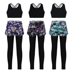 Kids Girls Bikini Swimming Swimsuit Summer Swimwear Party Sportswear Training - Picture 1 of 44