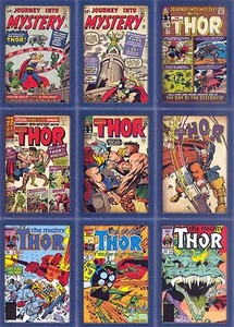 THOR MOVIE 2011 UPPER DECK COMIC COVERS INSERT CARD SET T1 TO T12 MARVEL - Picture 1 of 2