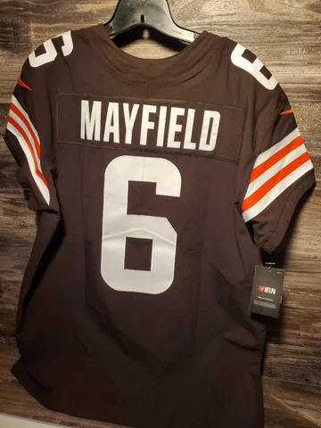 Baker Mayfield Cleveland Browns Nike Vapor Elite Jersey Authentic On Field 48 XL Cover
