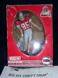 Figura de reproducción Mike Nugent Ohio State Buckeyes con clip de video DVD  - Imagen 1 de 3