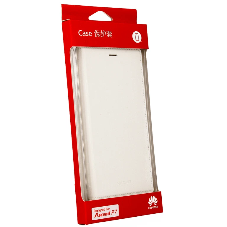 Funda Smart Flip View de Huawei para Ascend P7 - Blanco Foto 1 de 1