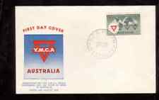 Australia 1955 FDC 1st day cover 100th anniversary YMCA Guthrie cachet Perth