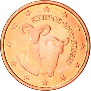 [#381967] Chypre, 5 Euro Cent, 2008, SUP+, Copper Plated Steel, KM:80