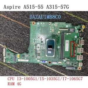 DAZAUIMB8C0 For Acer Aspire A515-55 A315-57G Motherboard CPU I5/I7 UMA 4GB - Picture 1 of 3