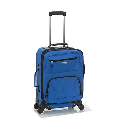 Rockland Luggage 19 Inch Expandable Spinner Carry on Blue - Image 1 of 3