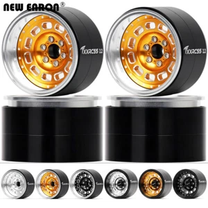 CNC 2.2 inch Beadlock Offset -5/-15mm Wheel Rim For RC 1/10 Axial SCX10 KM TRX4 - Picture 1 of 79