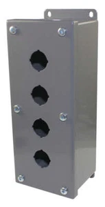SUNS CSM2204-A Steel Pushbutton Enclosure NEMA Type 12,13 E4PBG MPB4 - Picture 1 of 1