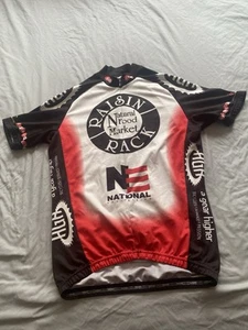Mens Hincapie Bike Cycling Jersey Size Large Made In Columbia Raisin Rack - Picture 1 of 6
