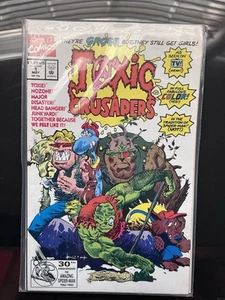 Toxic Crusaders #1 Marvel Comics Mai 1992 Sam Keith Tromaville eingetütet und mit Kartonunterlage verstärkt - Bild 1 von 1