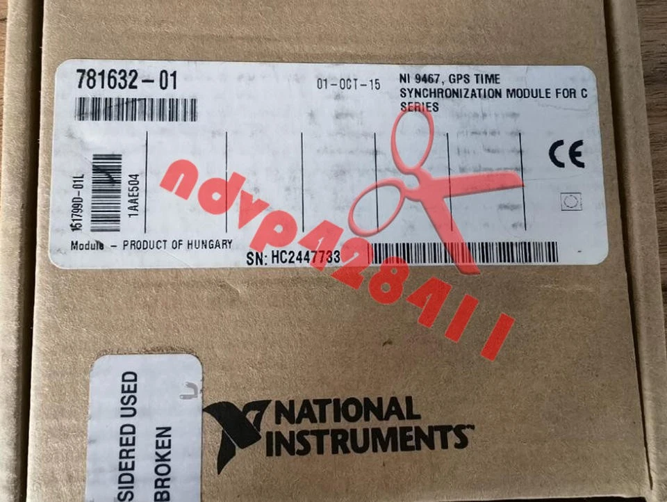1PCS NEW National Instruments GPS Synchronization Module NI 9467 781632-01 - Image 1 of 1