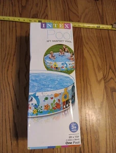 Intex 6ft Snapset Pool. 6ft X 15 In - Picture 1 of 7