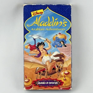 Aladdin's Arabian Adventures Creatures of Invention VHS 1995 Disney Video Tested - Picture 1 of 11