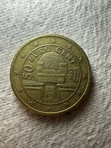 50 cent Münze, 2002 Österreich. Für Sammler & Liebhaber, Prägung, Rarität - Bild 1 von 2