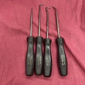 Snap-On ASA204A 4pc Pick Set Black Handle Mechanic Hand Tool Pic Picks  - Bild 1 von 7