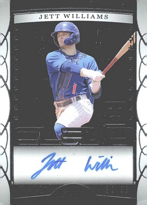 2022 Leaf Trinity #CA-JW2 Jett Williams Clear Autographs Foil Silver #/99 - Image 1 of 2