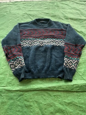 Vintage 1970s Pendleton Crewneck Sweater With An Aztec Design - Image 1 of 4