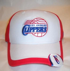 REEBOK NBA LOS ANGELES CLIPPERS Hat Cap Red Adjustable Structured NOS - Picture 1 of 6