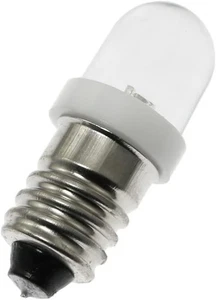 Pack of 2 - 3 volt E10 Miniature Screw Base LED Flash Light Bulbs .2W - Picture 1 of 6