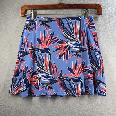 Skort de golfe feminino cauda estampa tropical tamanho S roupa ativa Athleisure pickleball - Imagem 1 de 4