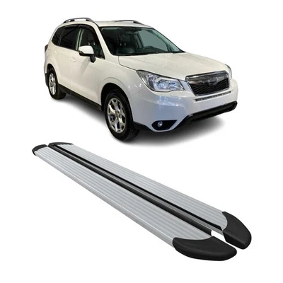 Running Boards Side Step Nerf Bars for Subaru XV Crosstrek 2013-2015 Silver 2Pcs - Image 1 of 4