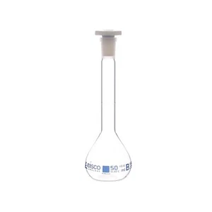 Volumetric Flask, 50ml - Class B - 12/21 Polypropylene Stopper, Borosilicate ... - Picture 1 of 1