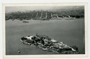 Vintage Postcard 1910s Alcatraz Island California San Francisco Panoramic Photo - Picture 1 of 2