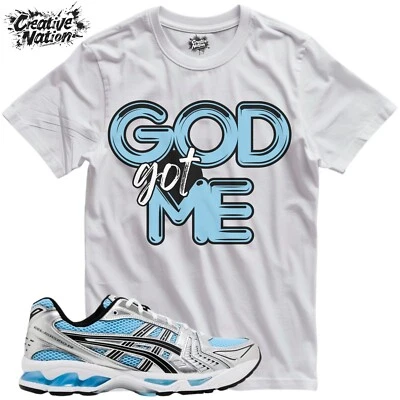 Camisa A Juego Gel Kayano 14 Cielo Ártico Plata Pura Unisex Camiseta Dios Me Got Camisa Foto 1 de 2