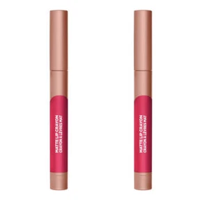 Pack of 2 L'Oreal Paris Infallible Matte Lip Crayon, Toffee Cheri # 504 - Picture 1 of 6