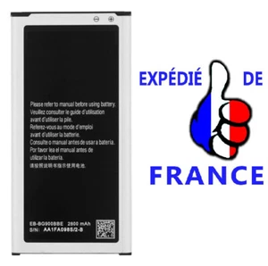 Batterie Pour Samsung Galaxy S5 SM-G900F EB-BG900BBC/BBE/BBU et GT-i9600 2800mAh - Zdjęcie 1 z 1